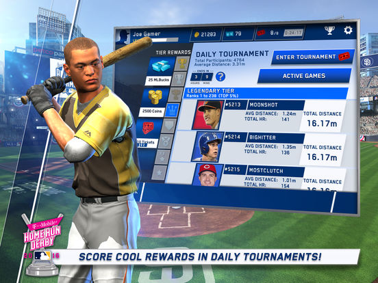 Screenshots of MLB.com Home Run Derby 16 for iPad
