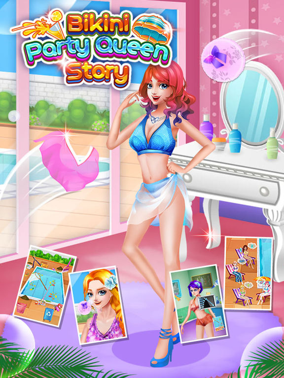 Bikini Party Queen Story - Dress up, Makeu up, Spa & Free Girls Gamesscreeshot 4