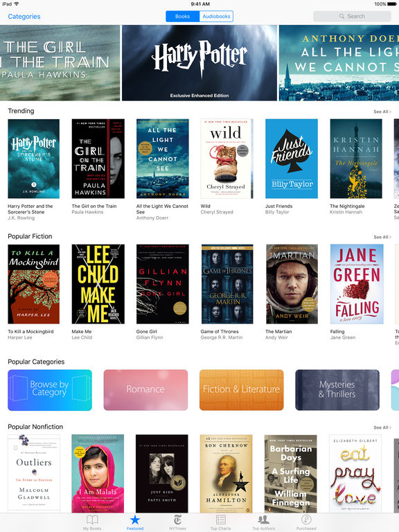 iBooks screenshot