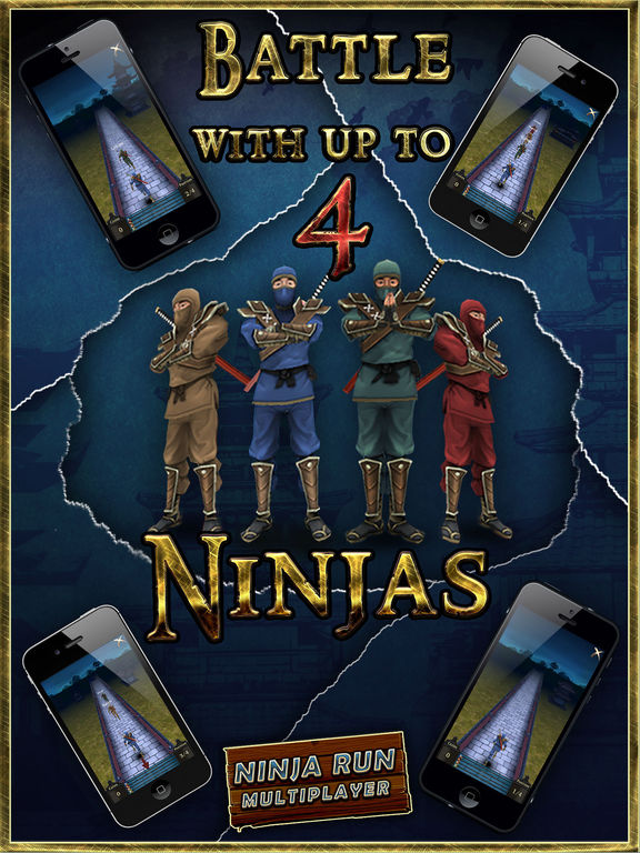 Ninja Run Multiplayer: Classic Real Racing Games на iPad