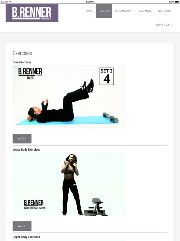 App Shopper: B.Renner Fitness By Brittany Renner (Healthcare & Fitness)