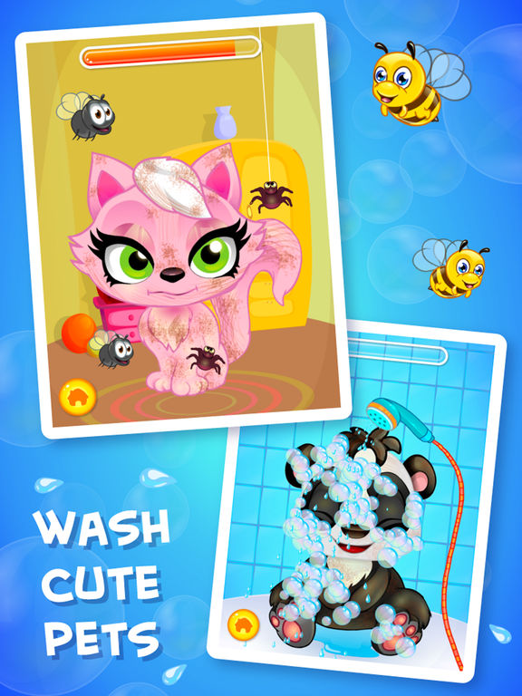 Pet Wash - Мойка домашнего животного (No Ads) для iPad