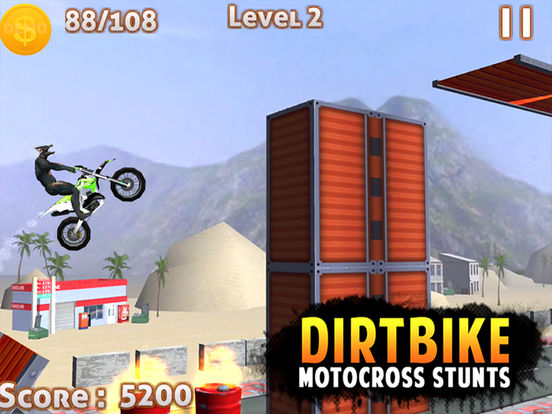 DIRT BIKE MOTOCROSS STUNTS -FREE DIRT BIKE 3D GAMEscreeshot 5