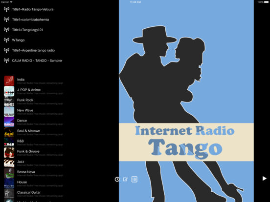 Tango - Internet Radio screenshot