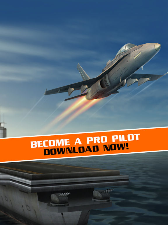 Screenshots of Flight Pilot Simulator 3D by Fun Games For Free for iPad