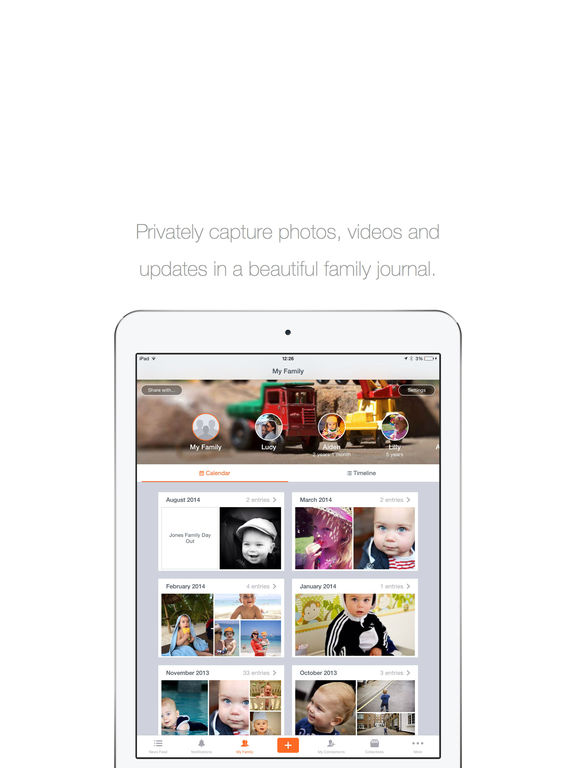 23snaps - Familienalbum und private Fotofreigabe Familienalbum und privater Fotoaustausch Screenshot