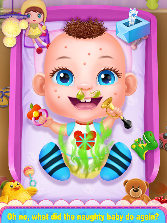 Baby Care Story - Newborn Salon, Food and Dressup Games for Kids на iPad