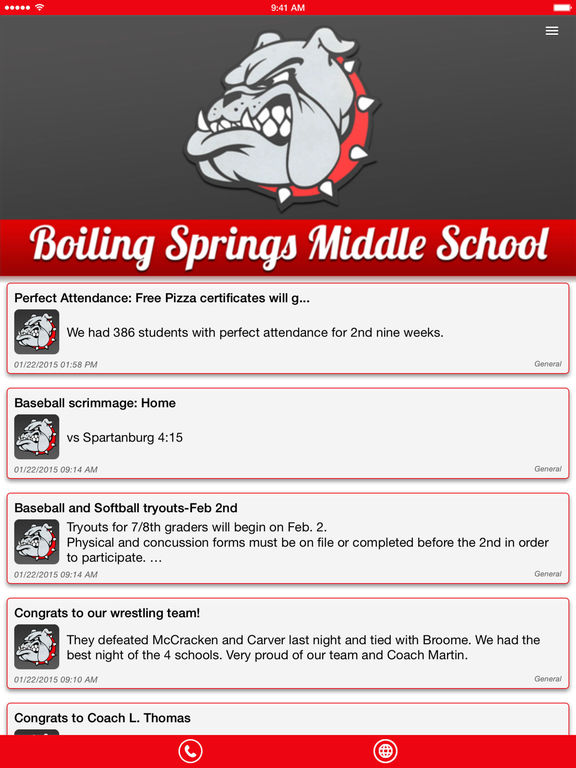 Boiling Springs Middle School AppRecs