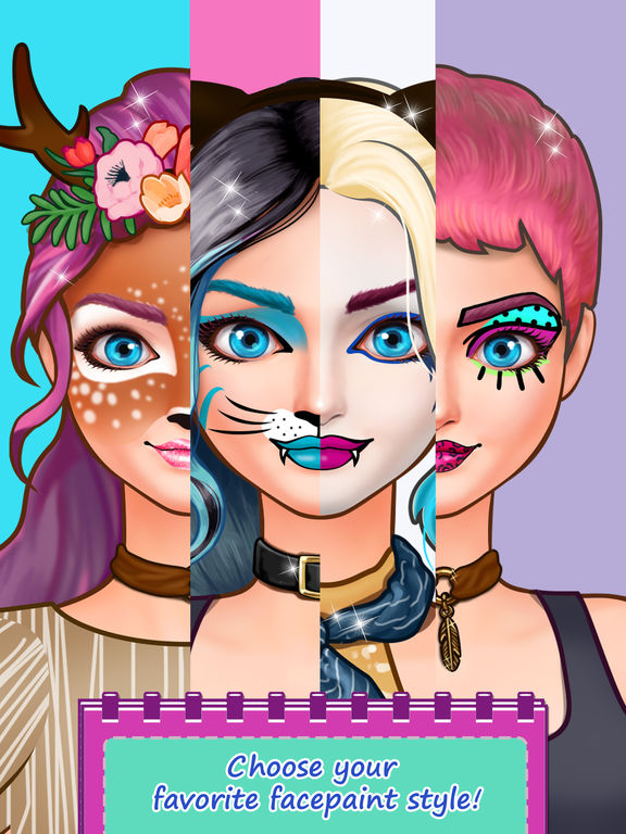 Face Paint Party Salon - Social Star для iPad