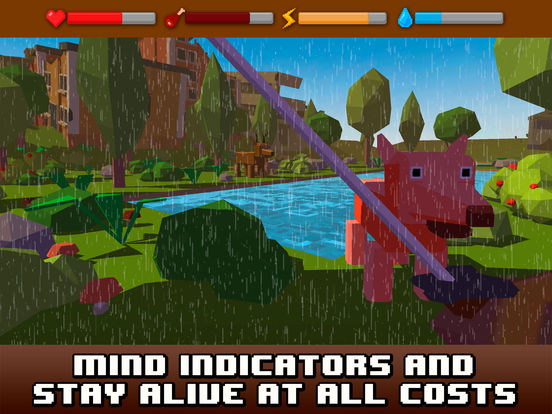 Pixel City Survival Simulator 3D Full screenshot 10