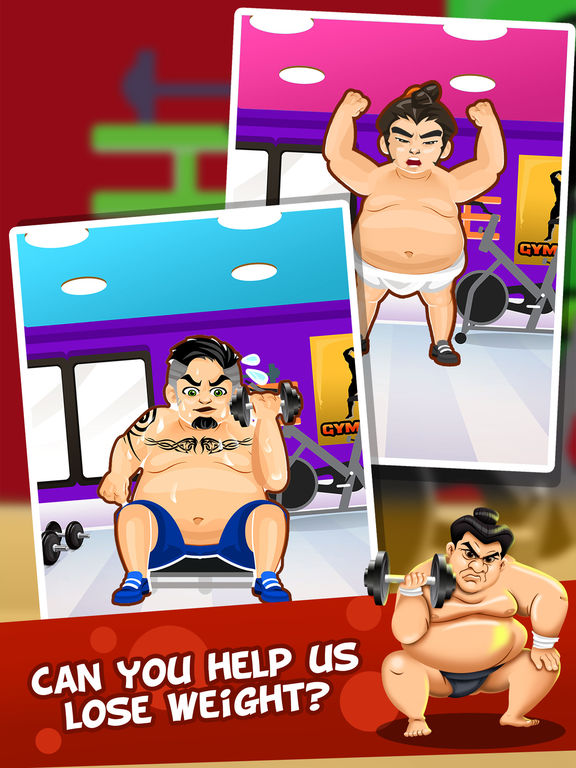 Screenshots of Gym Fit to Fat Race - real run jump-ing & wrestle boxing games for kids! for iPad