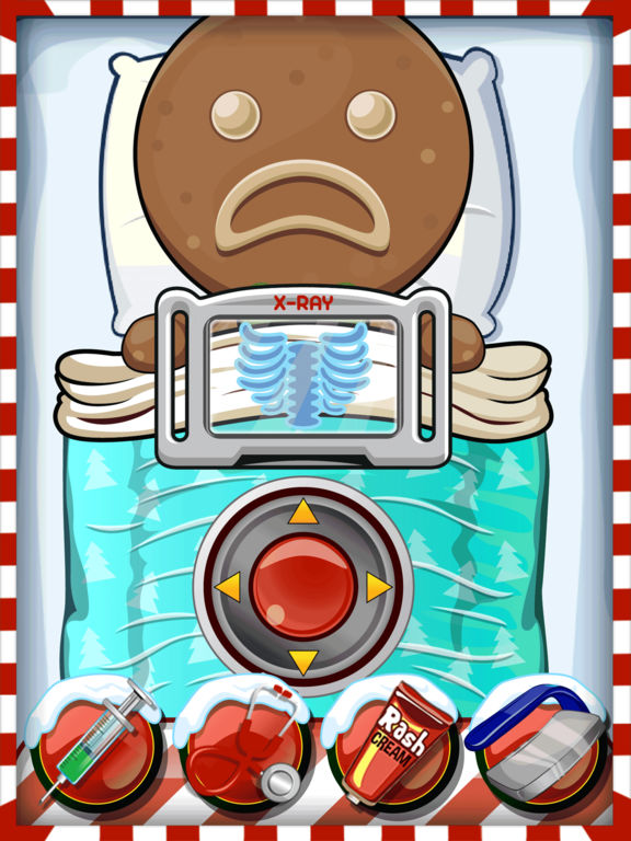 Crazy Santa Hospital Doctor - Christmas fun dentist, nose & eye care makeup games for girlsscreeshot 1