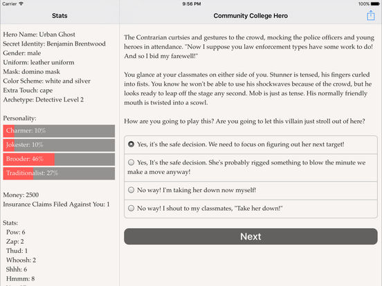 Community College Hero: Trial by Fire для iPad