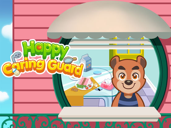 Happy Caring Guard - Uncle Bear education game на iPad