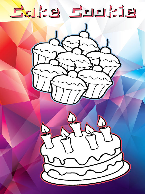 cake pop coloring pages - photo #44