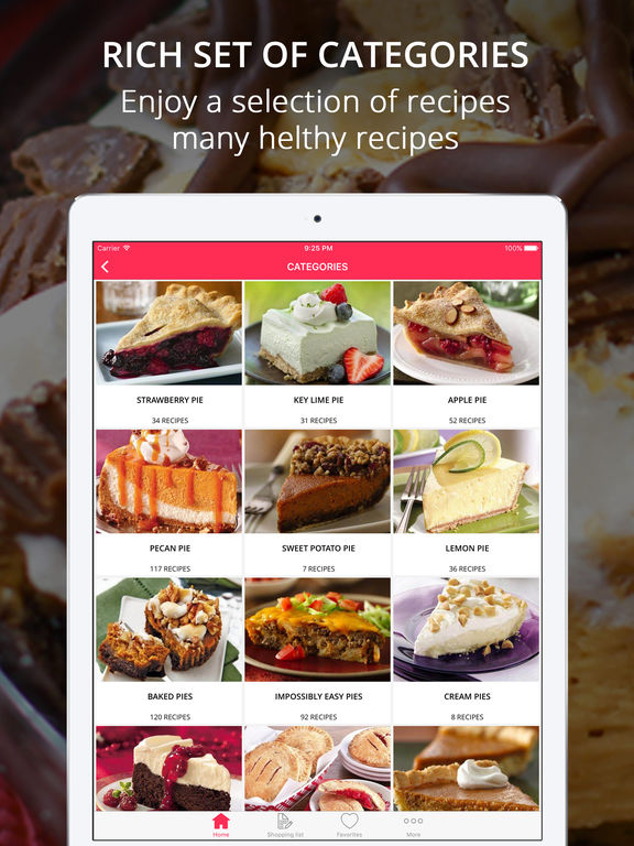 Pie Recipes Pro - Cook And Learn Guide Screenshots