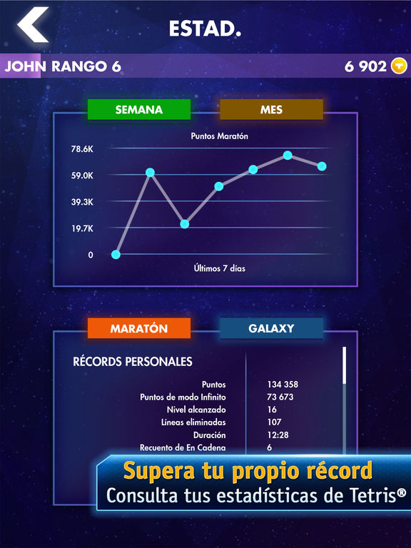 Captura de pantalla del iPad 5