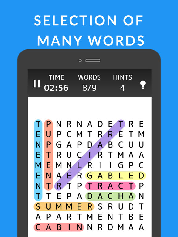 Word Search - Puzzles на iPad