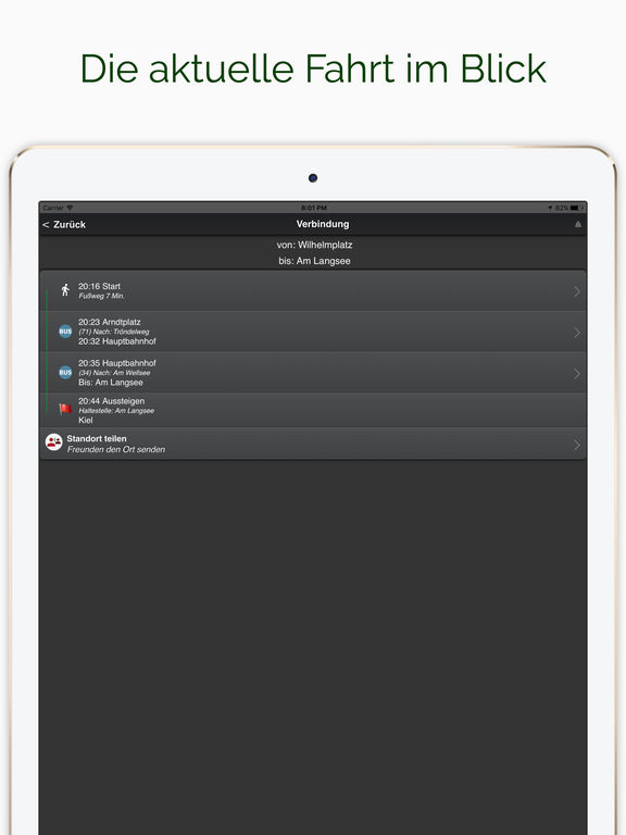 Captura de tela do iPad 4