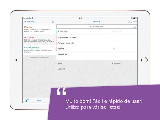 Captura de tela do iPad 4