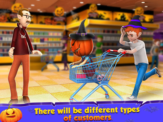 Halloween Supermarket Store - Time Management Game для iPad