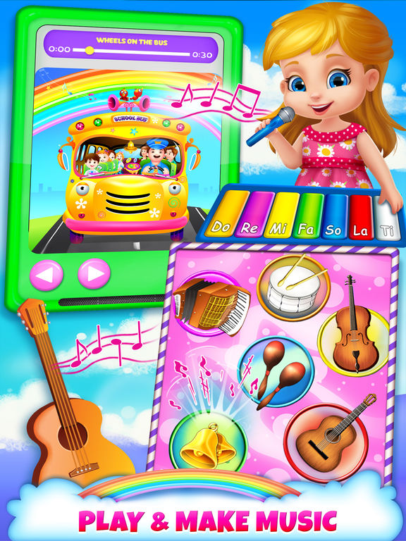 Screenshots of Phone for Kids – All in One Activity Center for Children HD for iPad