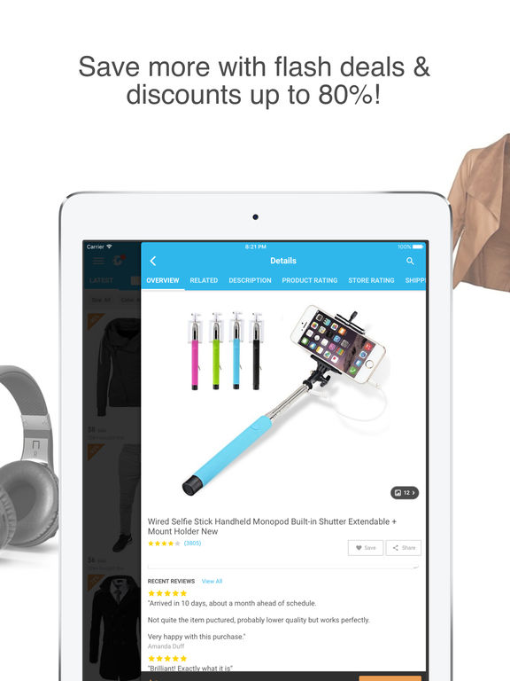 Screenshots of Wish - Shopping Made Fun for iPad