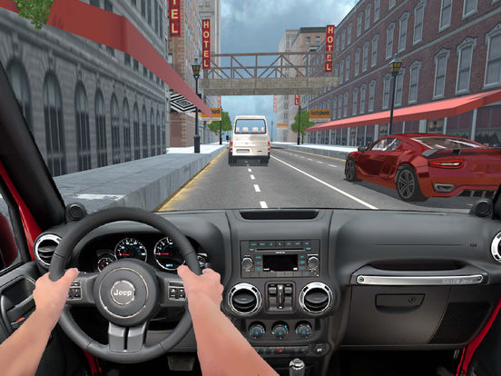 Real Traffic Asphalt Jeep Racer на iPad