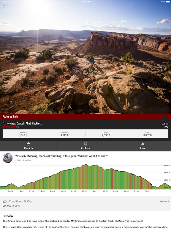 best app for mtb trails