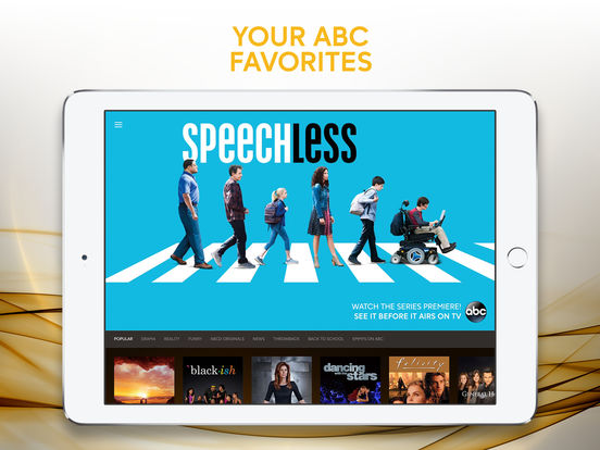 Where can you watch full episodes of ABC shows for free?