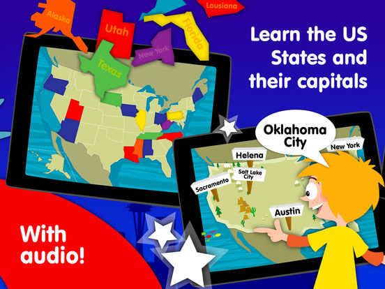 USA for Kids Games & Fun with the U.S. Geography AppRecs