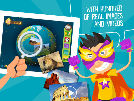 Atlas 3D for Kids – Games to Learn World Geographyscreeshot 3
