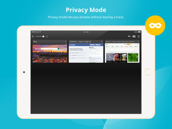 Screenshots of Puffin Web Browser for iPad