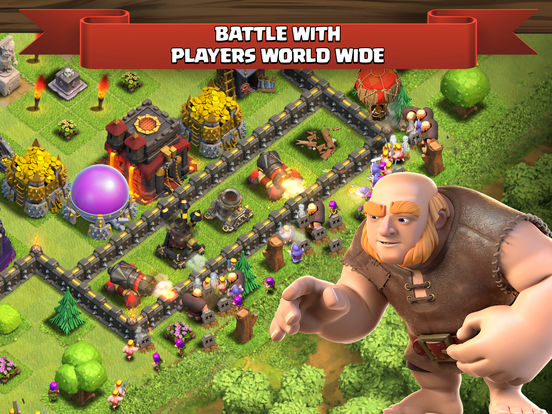Screenshots of Clash of Clans for iPad