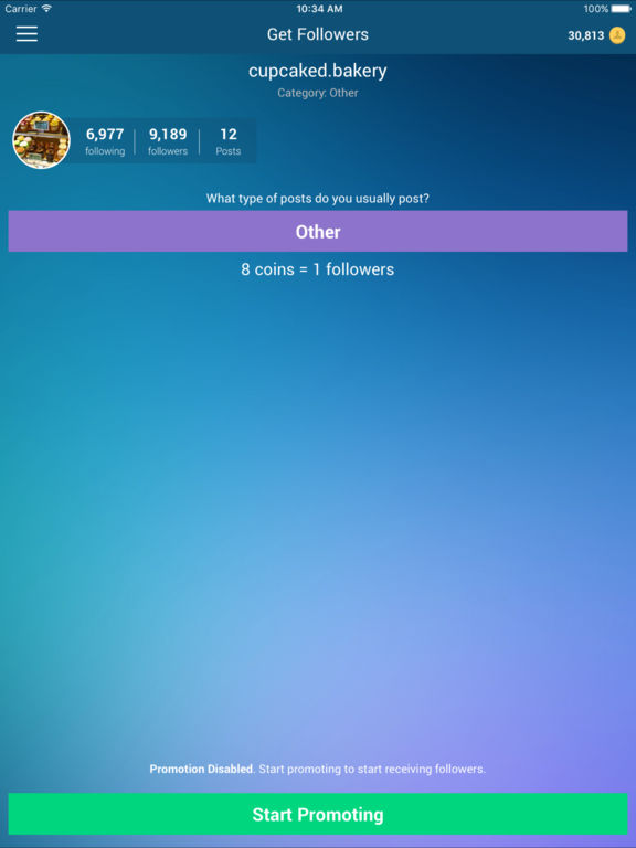 Screenshots of Get Followers - Get more followers for Instagram for iPad