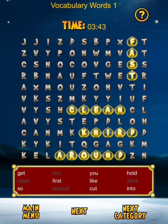 Ultimate Word Search Free (Wordsearch)screeshot 4