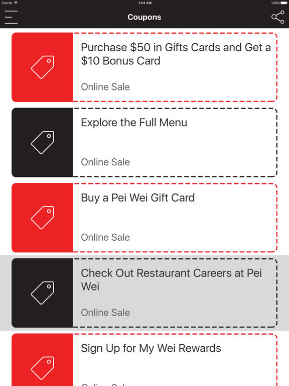 Pei wei tampa coupons
