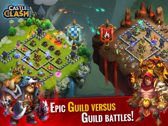 Screenshots of Castle Clash: Age of Legends for iPad