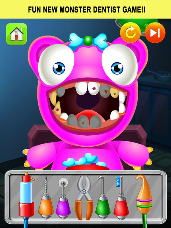 Monster Dentist Doctor Shave - Kid Games Freescreeshot 1