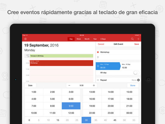 Captura de pantalla del iPad 3