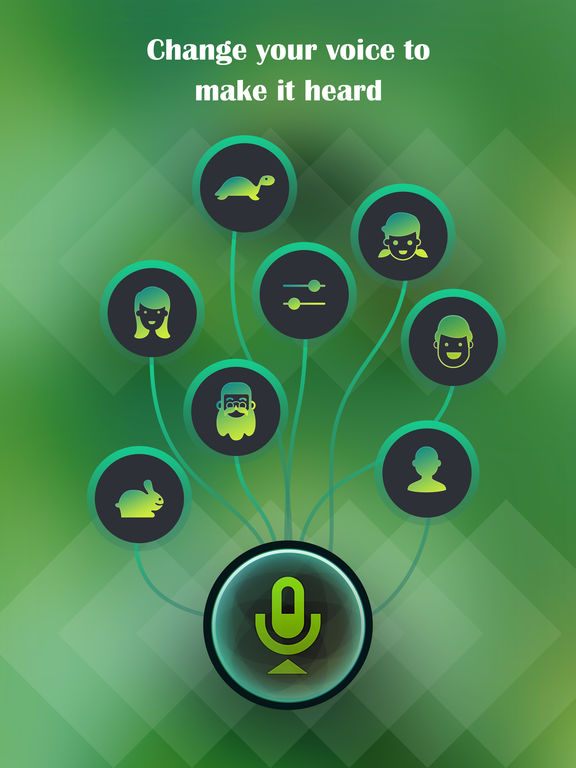 Screenshots of Voice Changer, Recorder plus Player for iPad