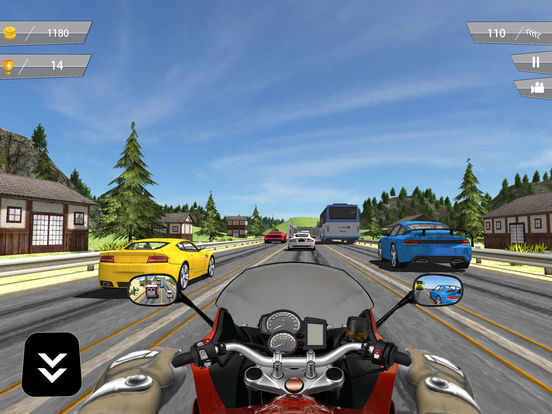 Скачать Highway Motorbike Traffic Rider 3D