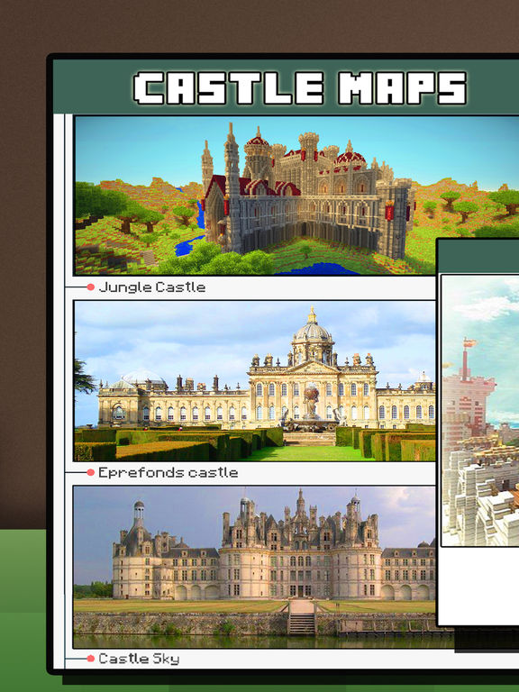 minecraft 1.6.4 castle map