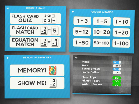 Addition Flash Cards Math Help Learning Games Freescreeshot 4