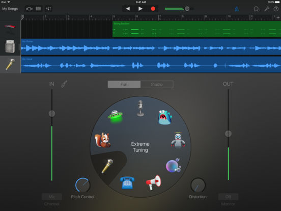 GarageBand screenshot