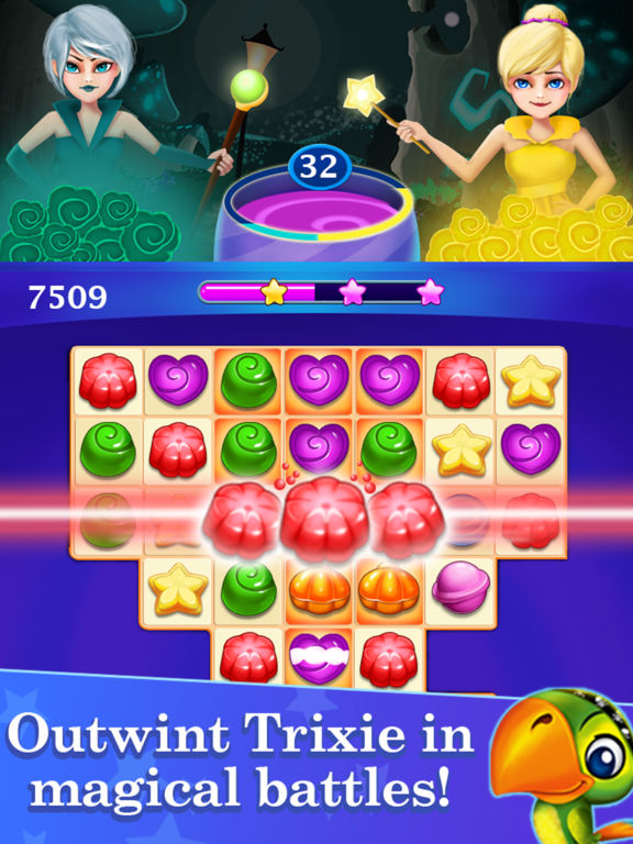 Взрывная на Конфетки самоцветы три в ряд игры для iPad
