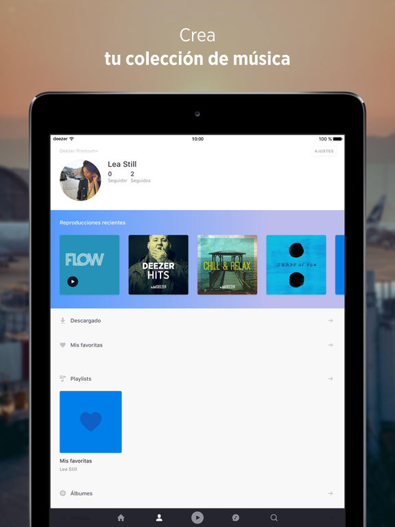 Captura de pantalla del iPad 5