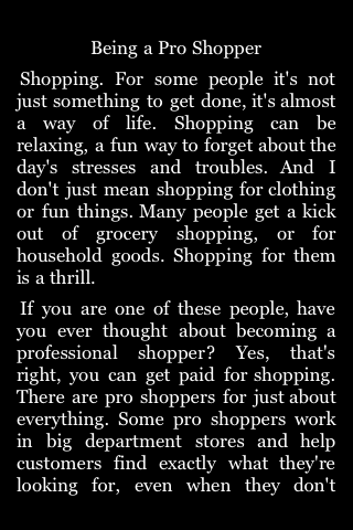 Being a Pro Shopper image #1