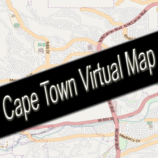 Cape Town, South Africa Virtual Map