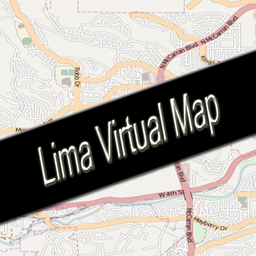 Lima, Peru Virtual Map